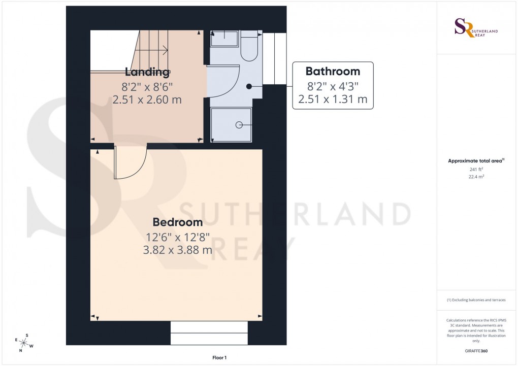 Floorplan for The Wash, Chapel-En-Le-Frith, SK23