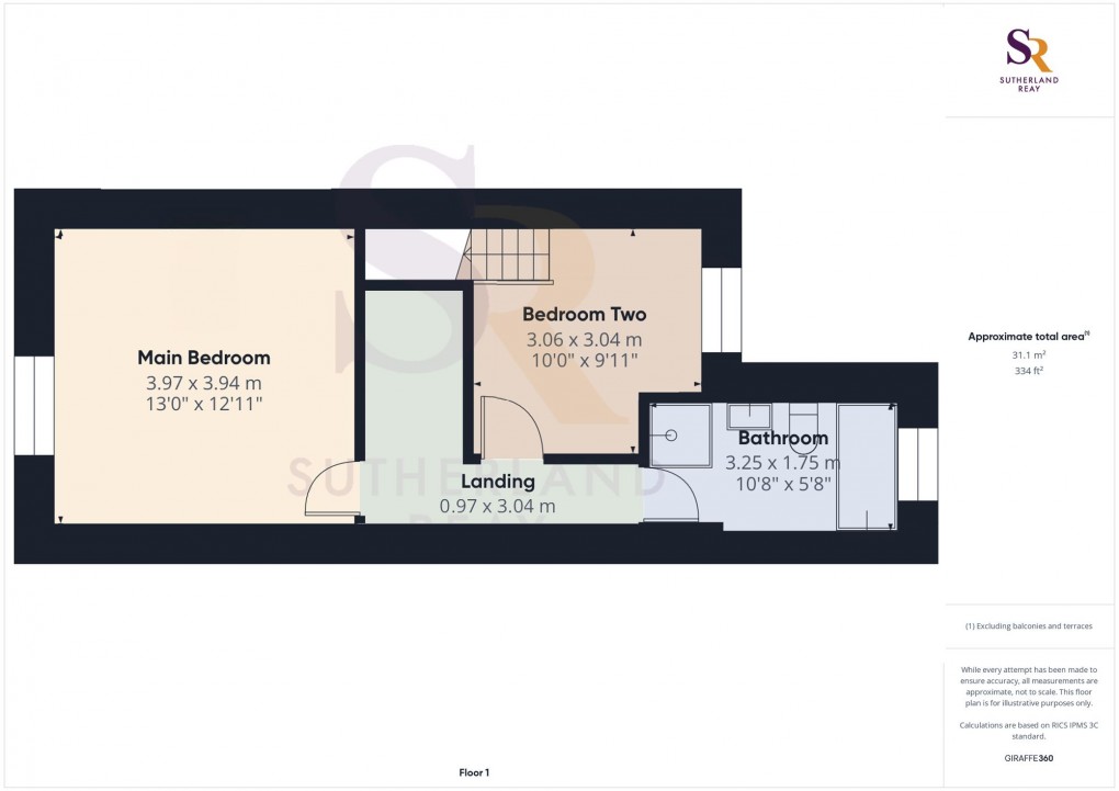 Floorplan for Buxton Road, Furness Vale, SK23