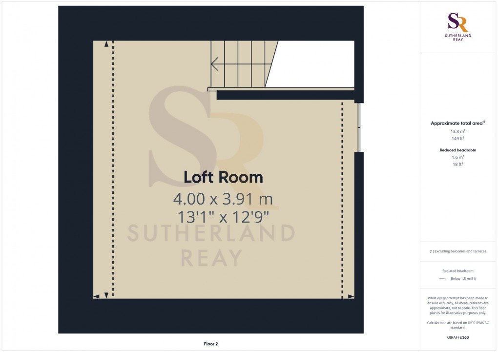 Floorplan for Buxton Road, Furness Vale, SK23