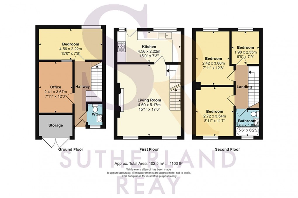 Floorplan for Western Lane, Buxworth, SK23