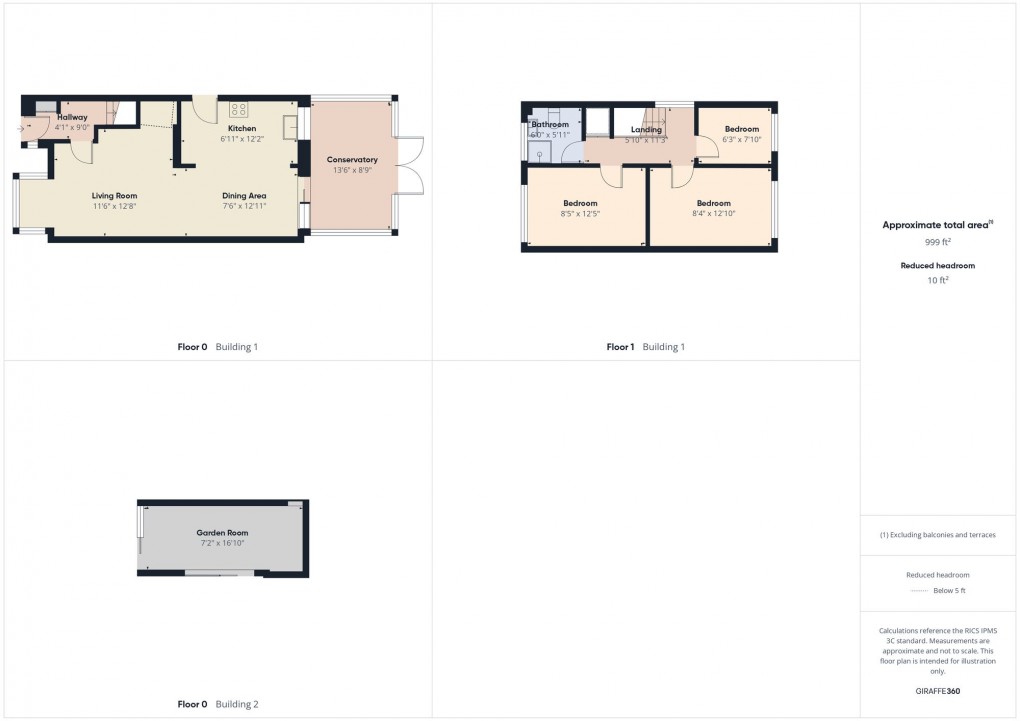 Floorplan for Grange Park Avenue, Chapel-En-Le-Frith, SK23