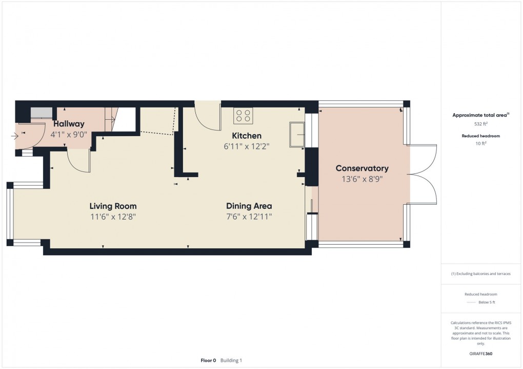 Floorplan for Grange Park Avenue, Chapel-En-Le-Frith, SK23