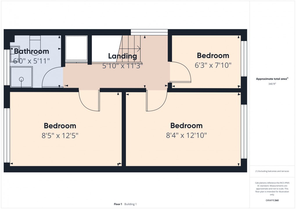Floorplan for Grange Park Avenue, Chapel-En-Le-Frith, SK23
