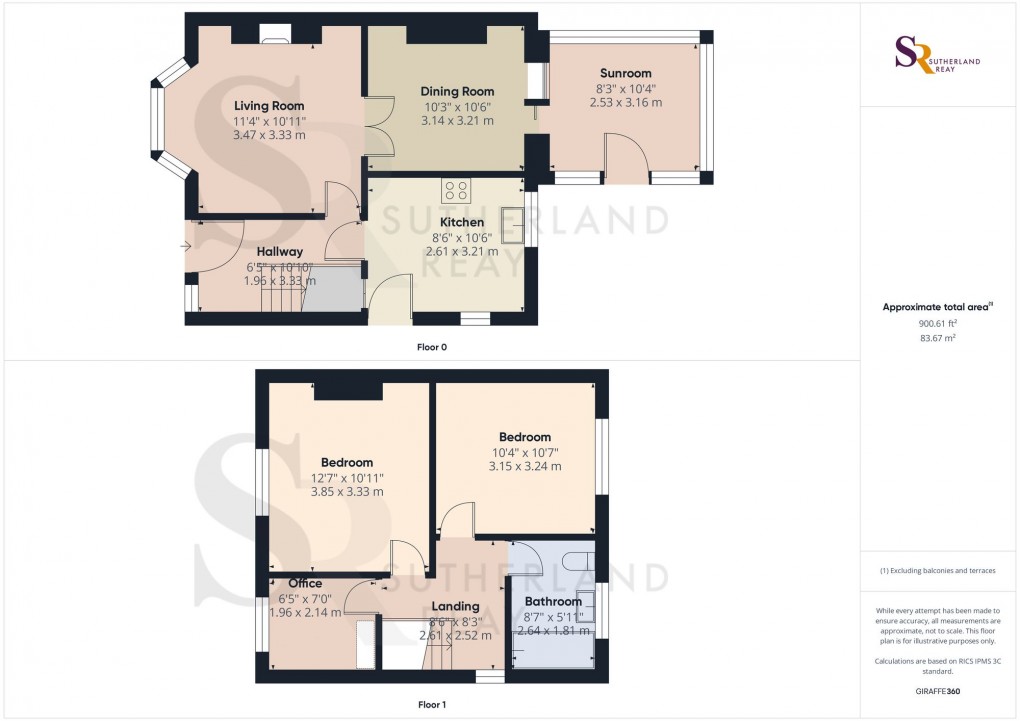 Floorplan for Oak Avenue, Disley, SK12