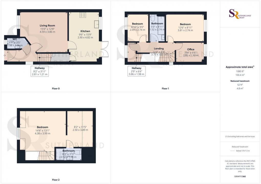 Floorplan for Barnes Street, New Mills, SK22