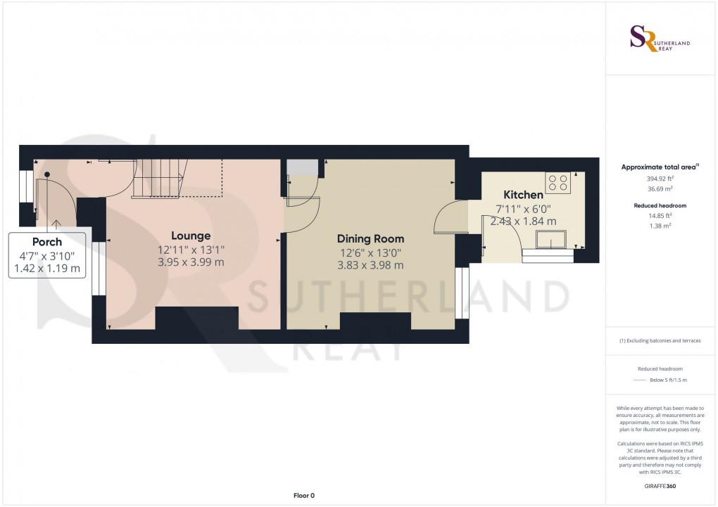 Floorplan for New Mills Road, Birch Vale, SK22