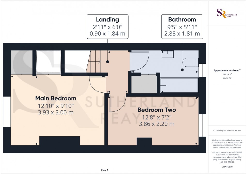 Floorplan for New Mills Road, Birch Vale, SK22