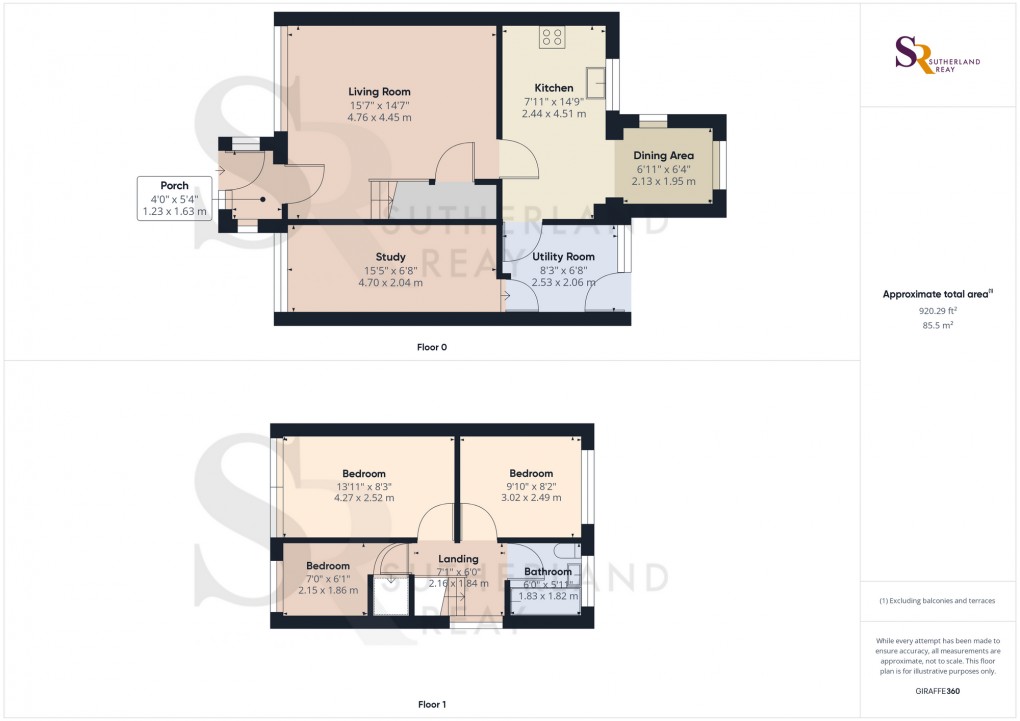 Floorplan for Greggs Avenue, Chapel-En-Le-Frith, SK23