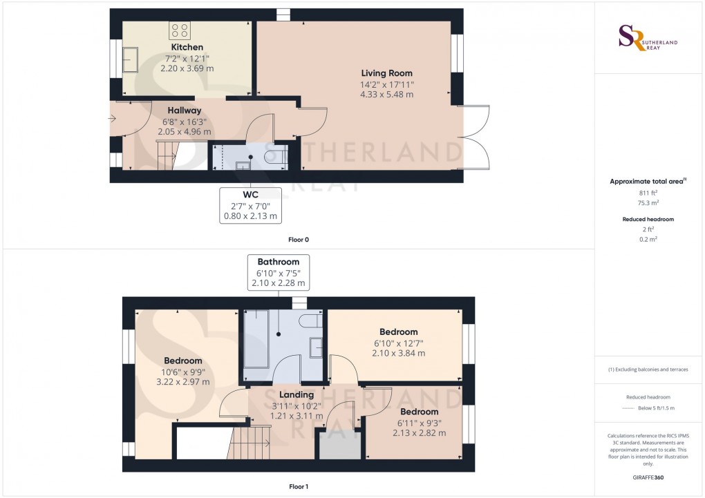 Floorplan for Limestone Court, Dove Holes, SK17