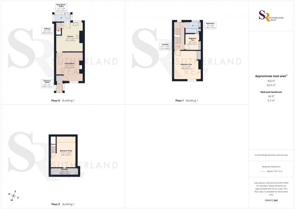 Floorplan for Meadow Lane, Dove Holes, SK17