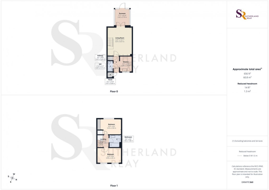 Floorplan for Burnside Avenue, Chapel-En-Le-Frith, SK23