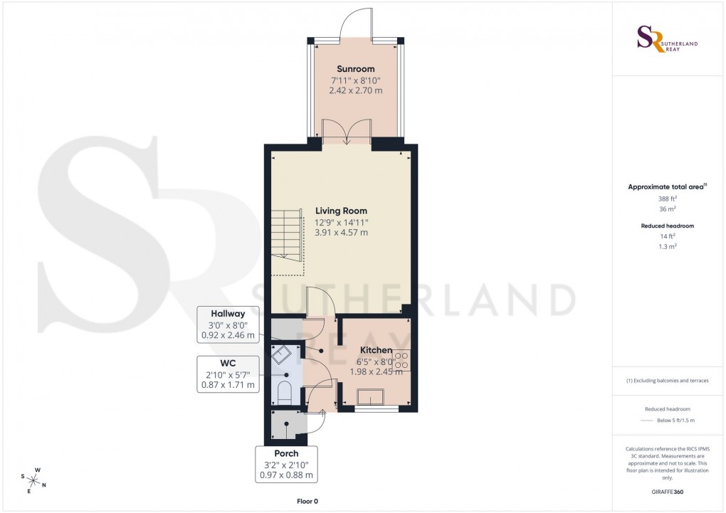 Floorplan for Burnside Avenue, Chapel-En-Le-Frith, SK23