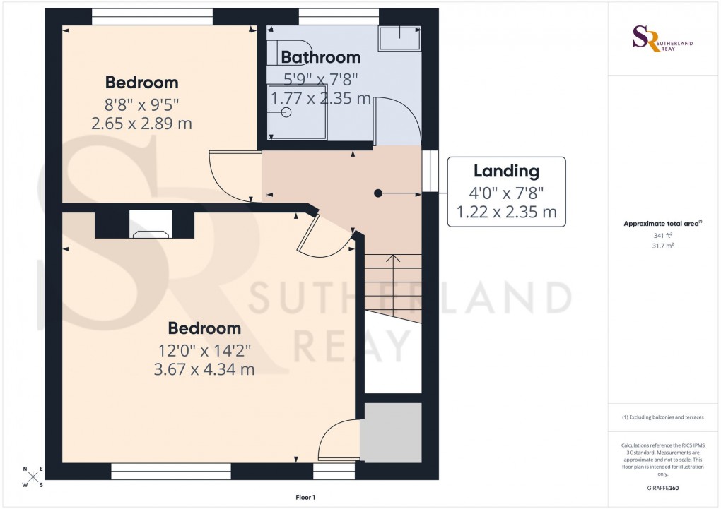 Floorplan for Ash Grove, Chinley, SK23