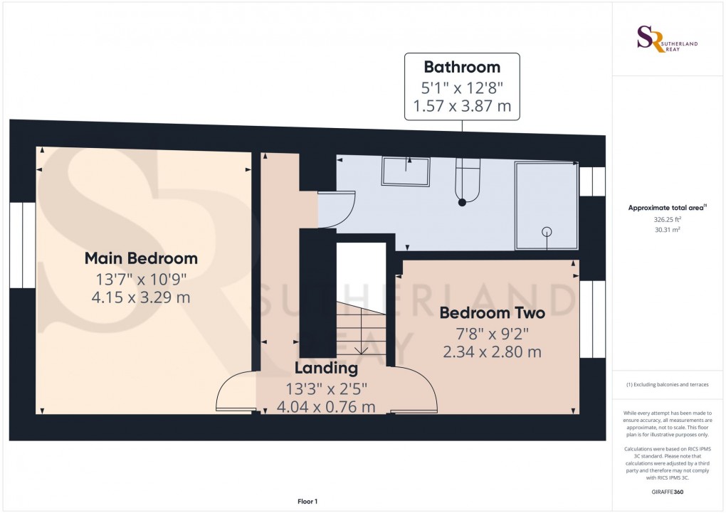Floorplan for Thornsett, Birch Vale, SK22