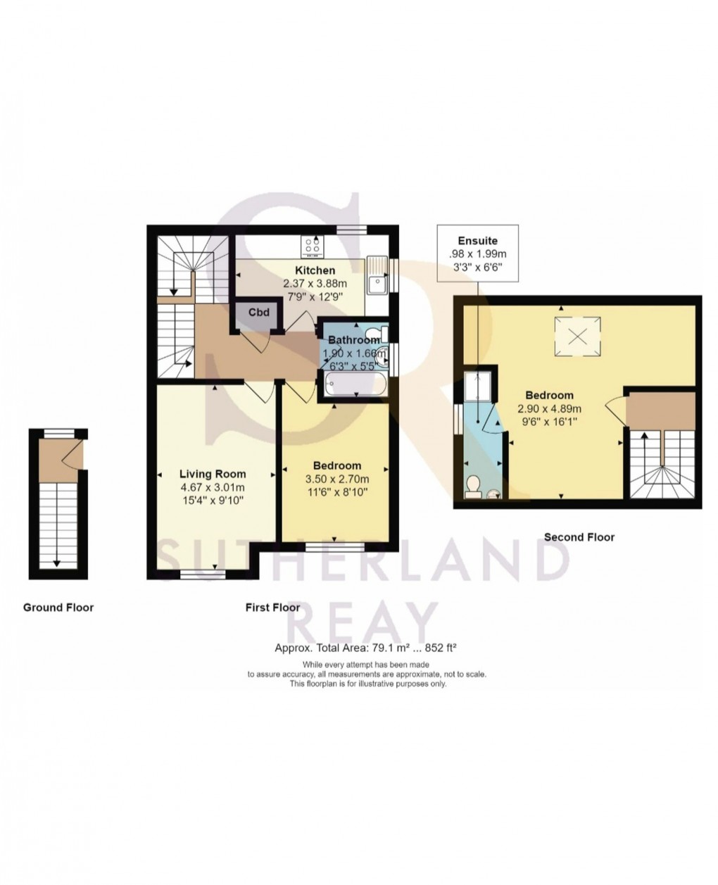 Floorplan for New Park Court, New Mills, SK22