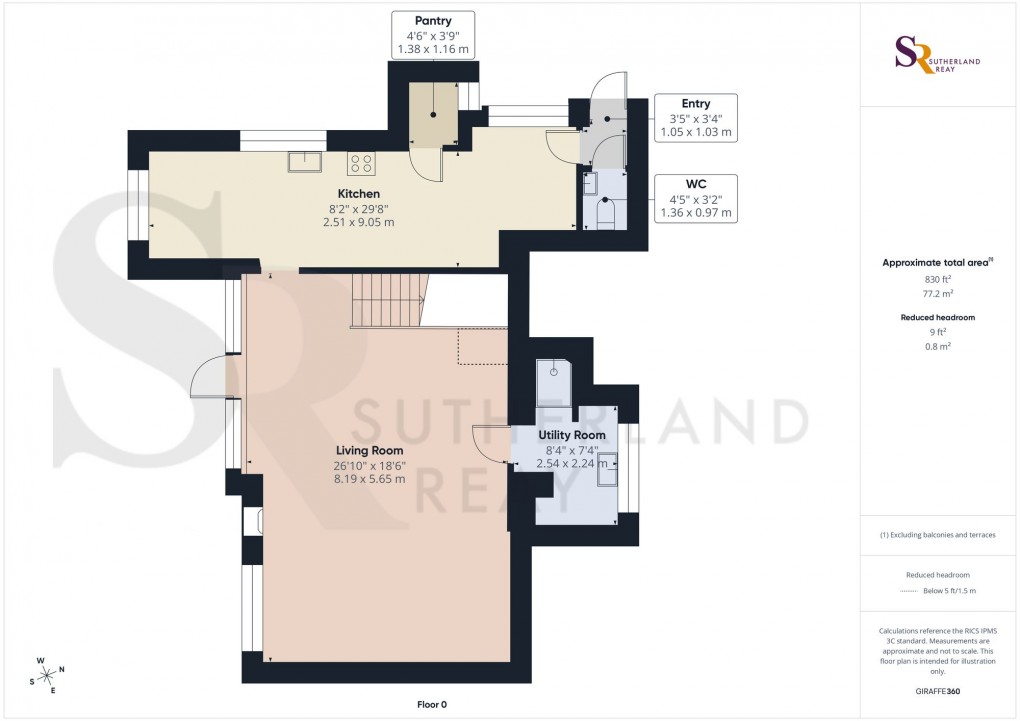Floorplan for Marsh Lane, New Mills, SK22