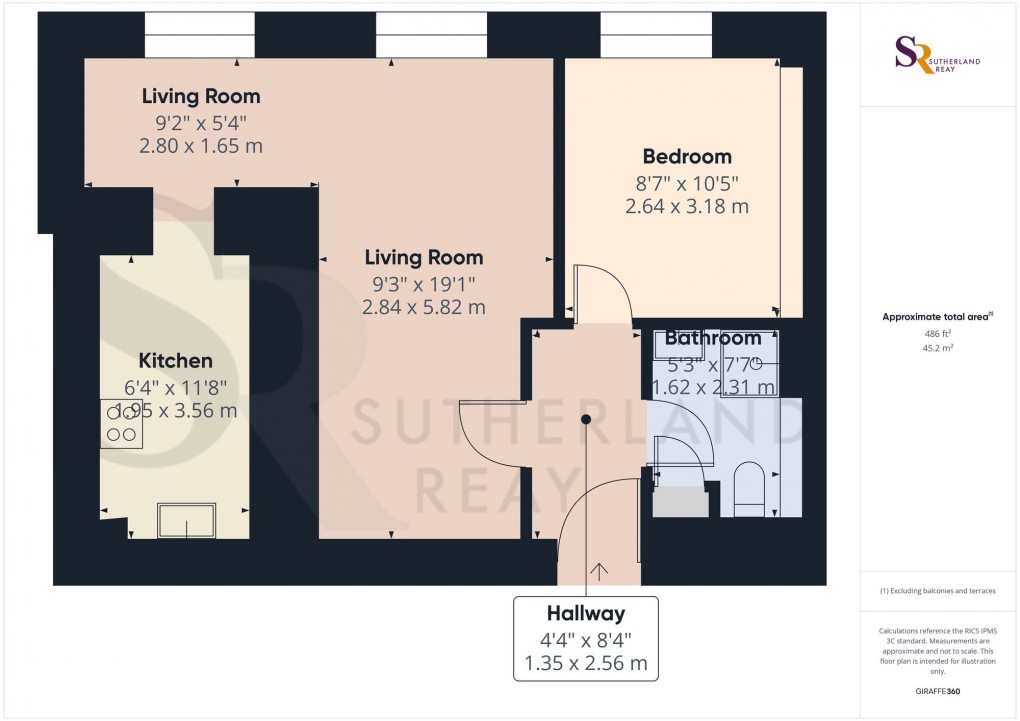 Floorplan for Slack Lane, Little Hayfield, SK22