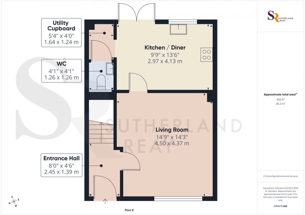 Floorplan for Rosebay Gardens, Chapel-En-Le-Frith, SK23