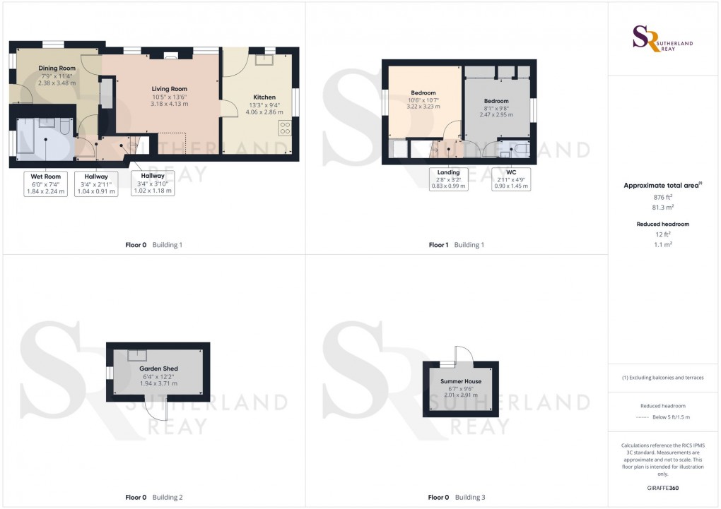 Floorplan for Sparrow Pit, Buxton, SK17