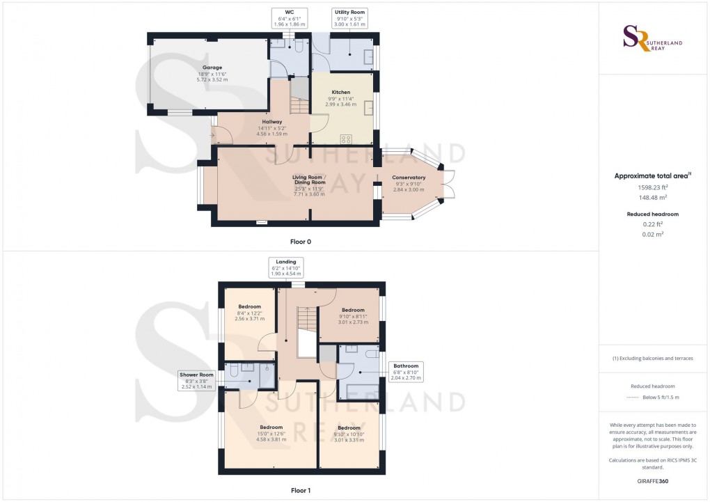 Floorplan for Elmfield, Chapel-En-Le-Frith, SK23
