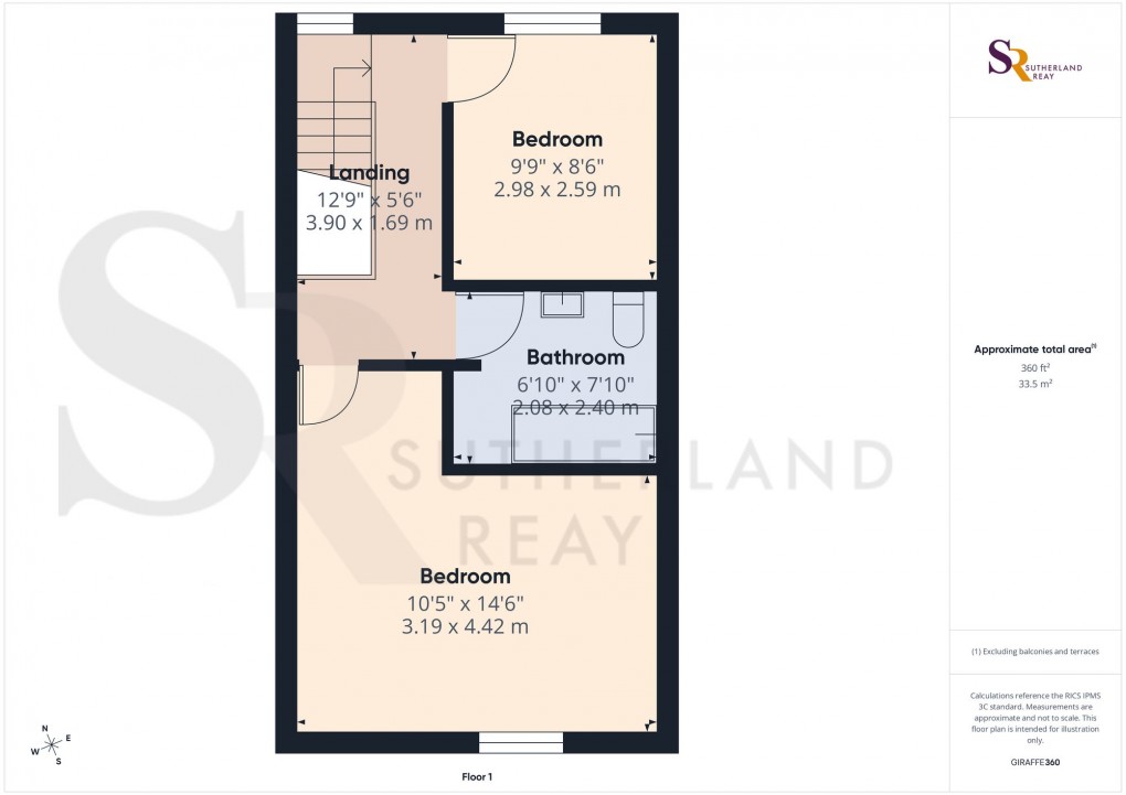 Floorplan for Buxton Road, New Mills, SK22