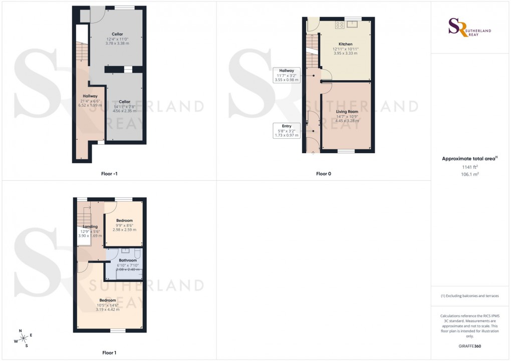 Floorplan for Buxton Road, New Mills, SK22