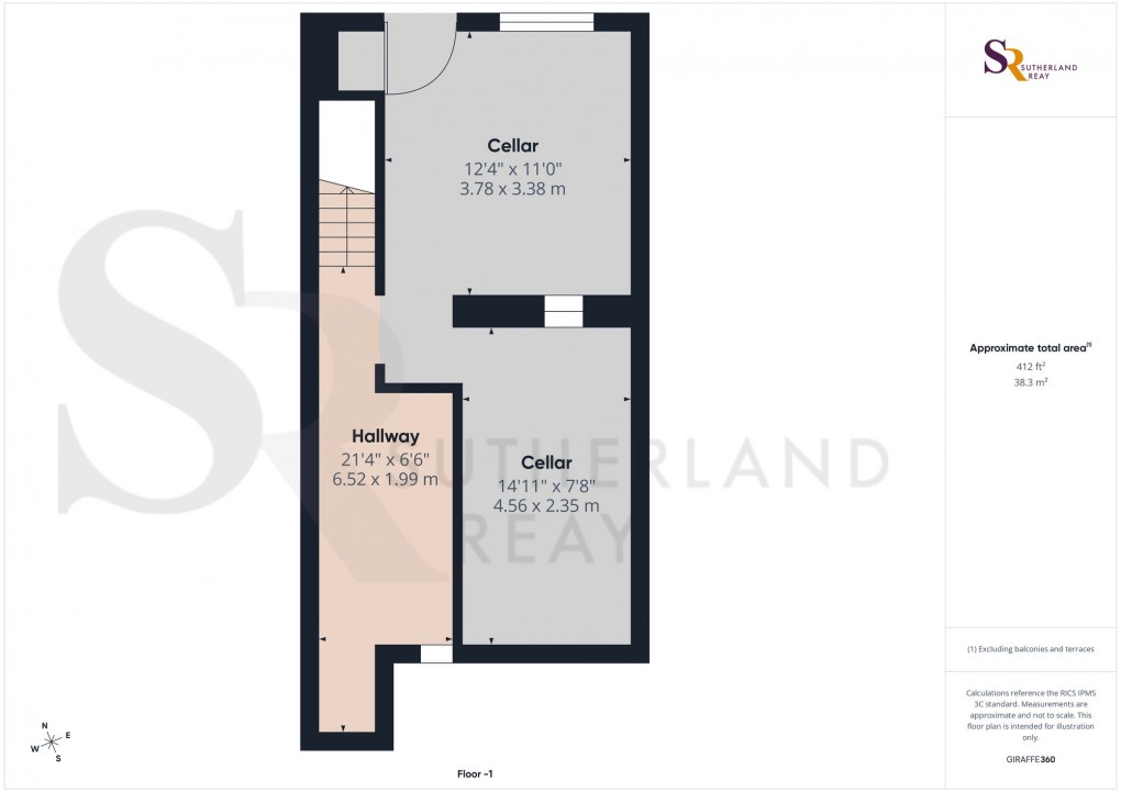 Floorplan for Buxton Road, New Mills, SK22