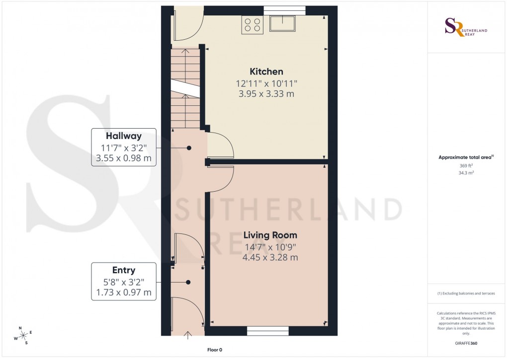 Floorplan for Buxton Road, New Mills, SK22