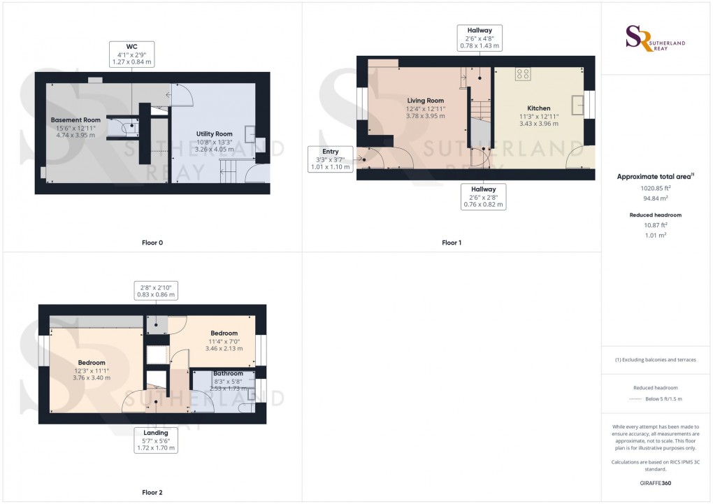 Floorplan for Buxton Road, Furness Vale, SK23