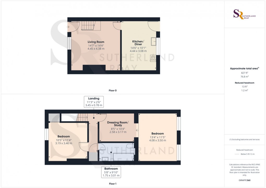 Floorplan for Market Street, Chapel-En-Le-Frith, SK23