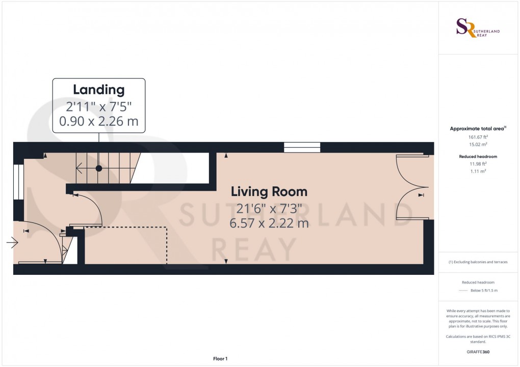 Floorplan for Buxton Road, Disley, SK12