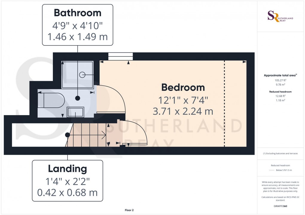Floorplan for Buxton Road, Disley, SK12