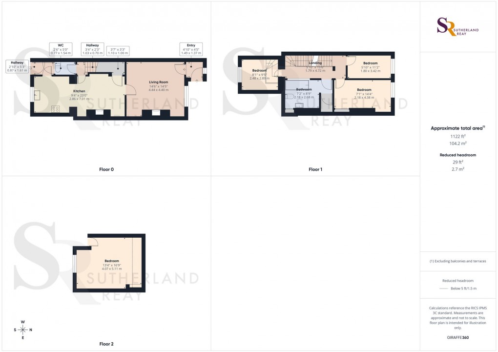 Floorplan for Fishers Bridge, Hayfield, SK22