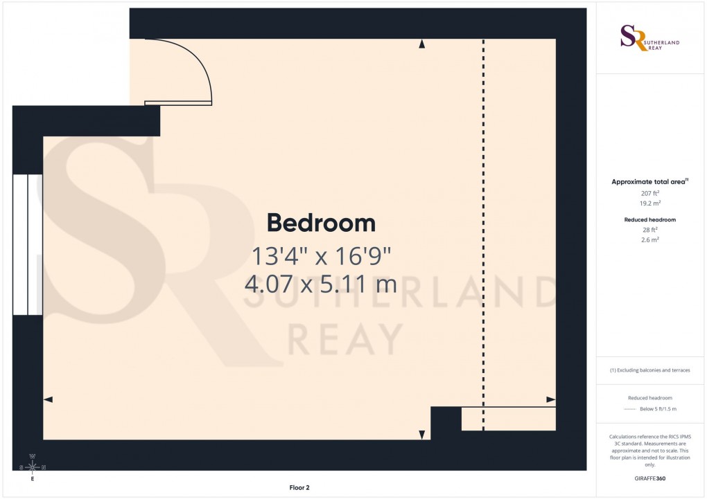 Floorplan for Fishers Bridge, Hayfield, SK22