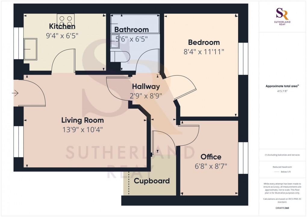 Floorplan for Hyde Bank Road, New Mills, SK22