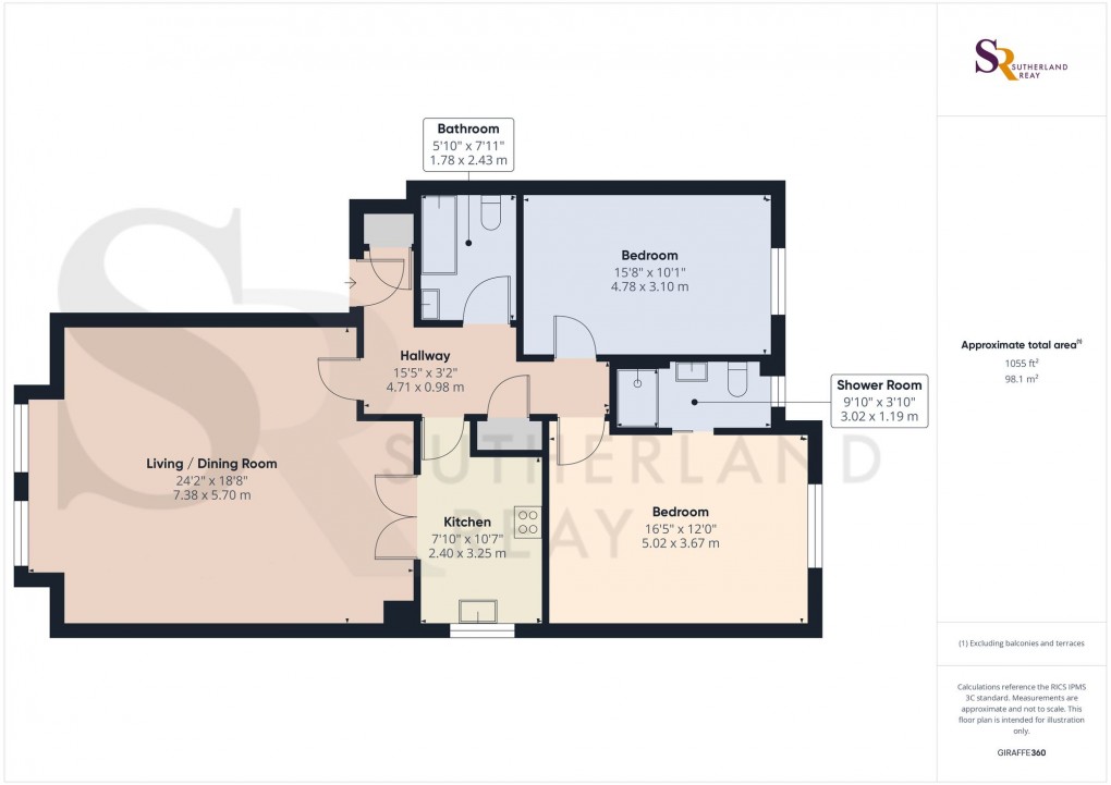 Floorplan for The Sidings, Chinley, SK23