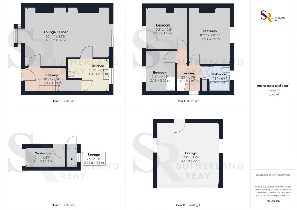Floorplan for Bowden Crescent, New Mills, SK22