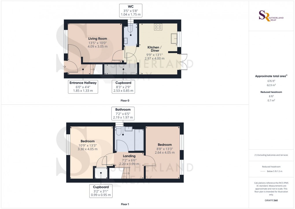 Floorplan for Rye Lane, Buxton, SK17