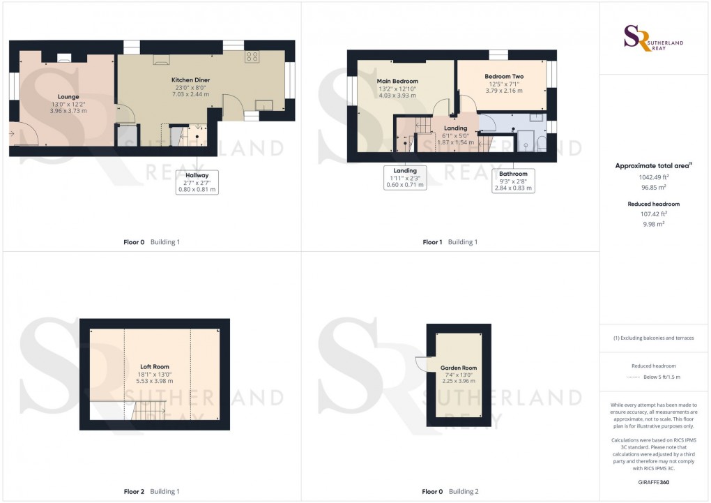 Floorplan for Higher Noon Sun, Birch Vale, SK22