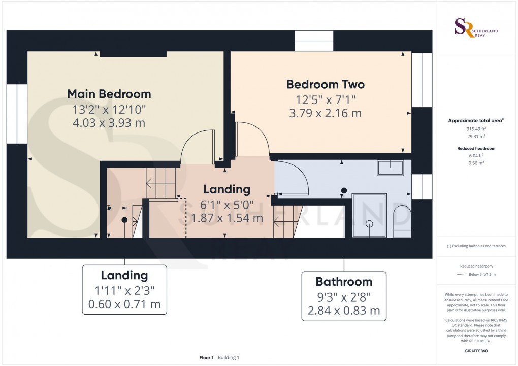 Floorplan for Higher Noon Sun, Birch Vale, SK22