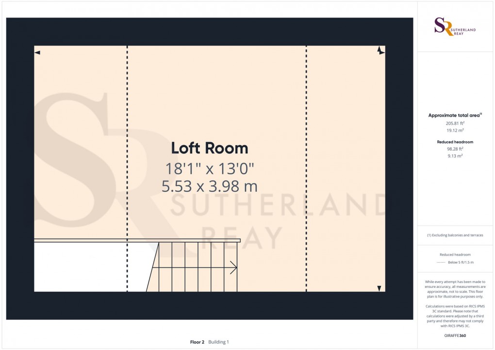 Floorplan for Higher Noon Sun, Birch Vale, SK22