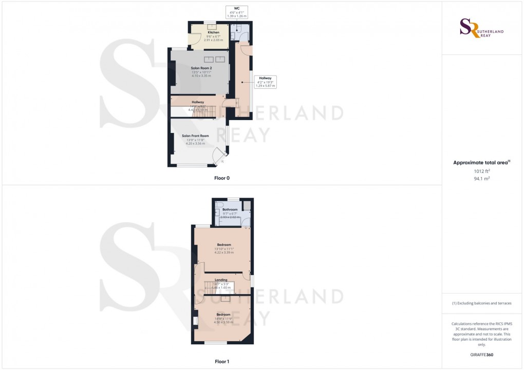 Floorplan for Church Road, New Mills, SK22