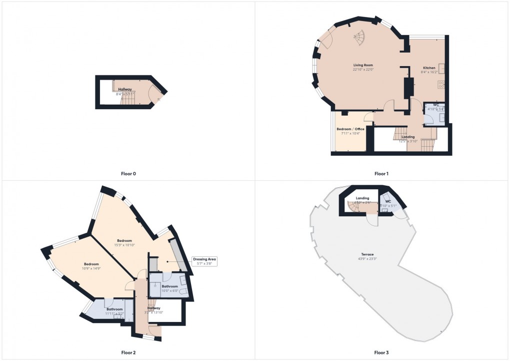 Floorplan for Whitworth Street West, Manchester, M1