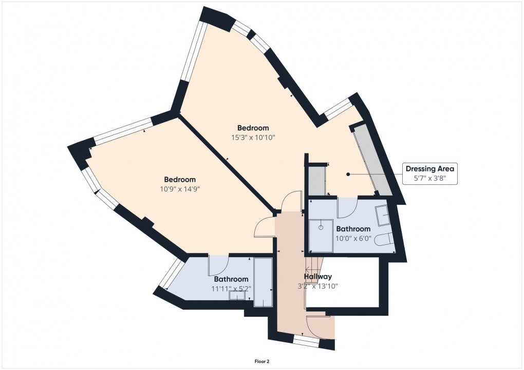 Floorplan for Whitworth Street West, Manchester, M1