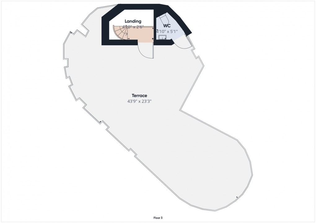 Floorplan for Whitworth Street West, Manchester, M1