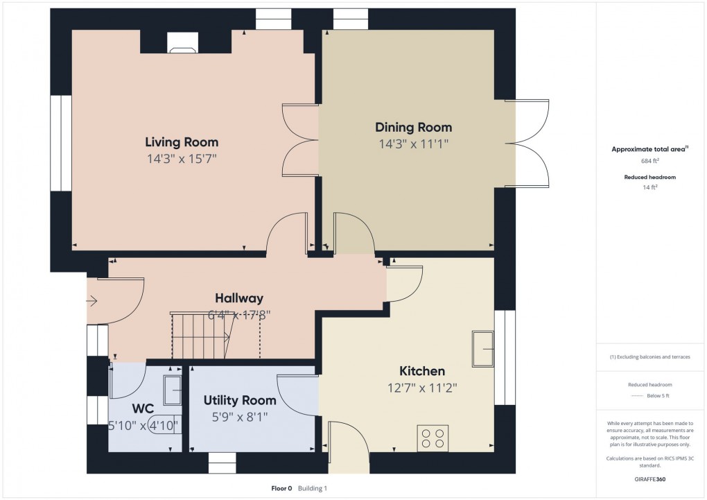 Floorplan for Church Lane, New Mills, SK22