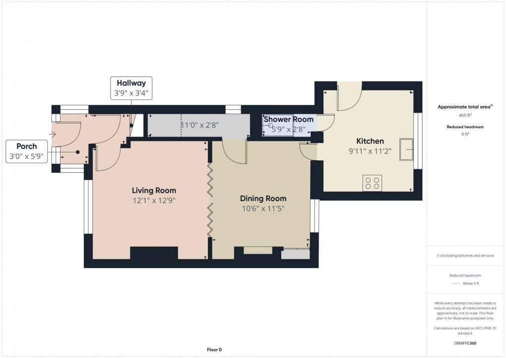 Floorplan for Lea Road, Hayfield, SK22