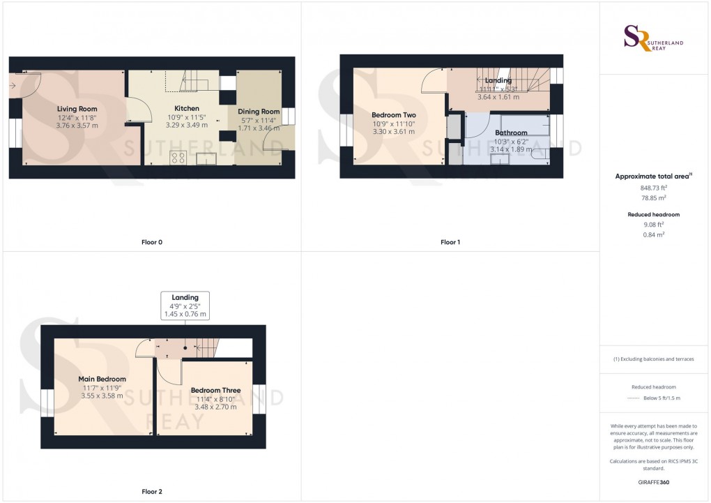 Floorplan for New Mills Road, Hayfield, SK22