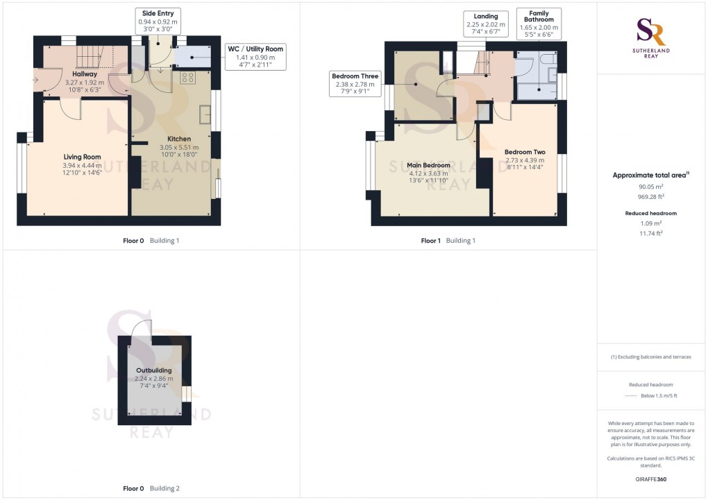Floorplan for Park Crescent, Furness Vale, SK23