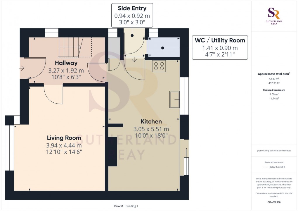 Floorplan for Park Crescent, Furness Vale, SK23